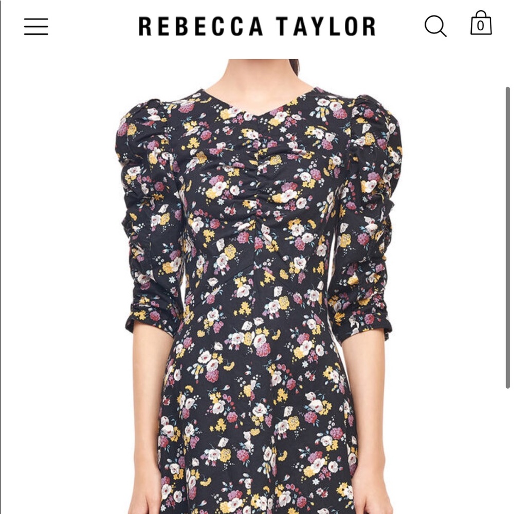 Rebecca Taylor La Vie Floral Dress